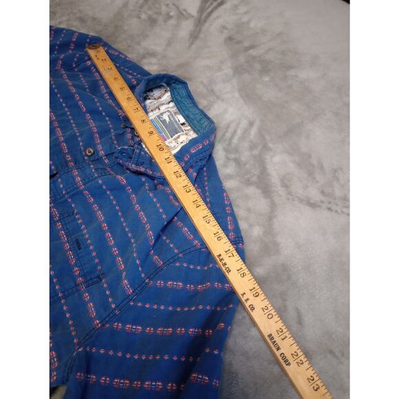 Mens Modern Amusement Button Down Shirt Size M Preowned - Picture 9 of 9